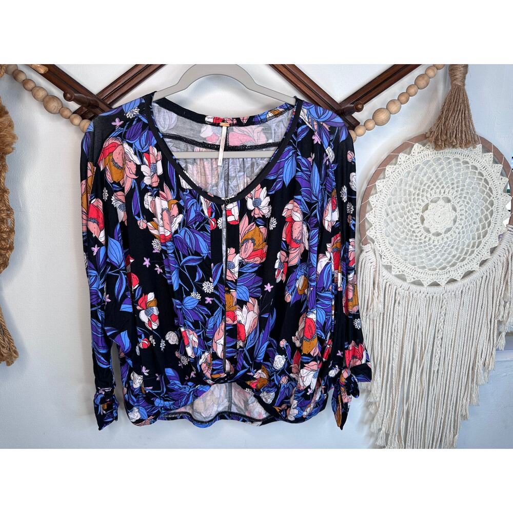 Free People Keepin' On Floral Top